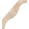 Ekena Millwork 3 1/2"W x 24"D x 28"H Funston Smooth Knee Brace, Douglas Fir BRC04X24X28FST00SDF - alternate 4